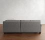 York Roll Arm Deep Seat 3-Piece L-Shaped Sectional (99")