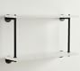 Linden Handcrafted Double Marble Shelf (24")