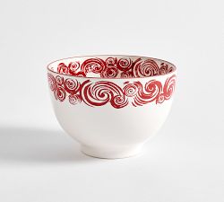 Lunar New Year Stoneware Noodle Bowls - Set of 4