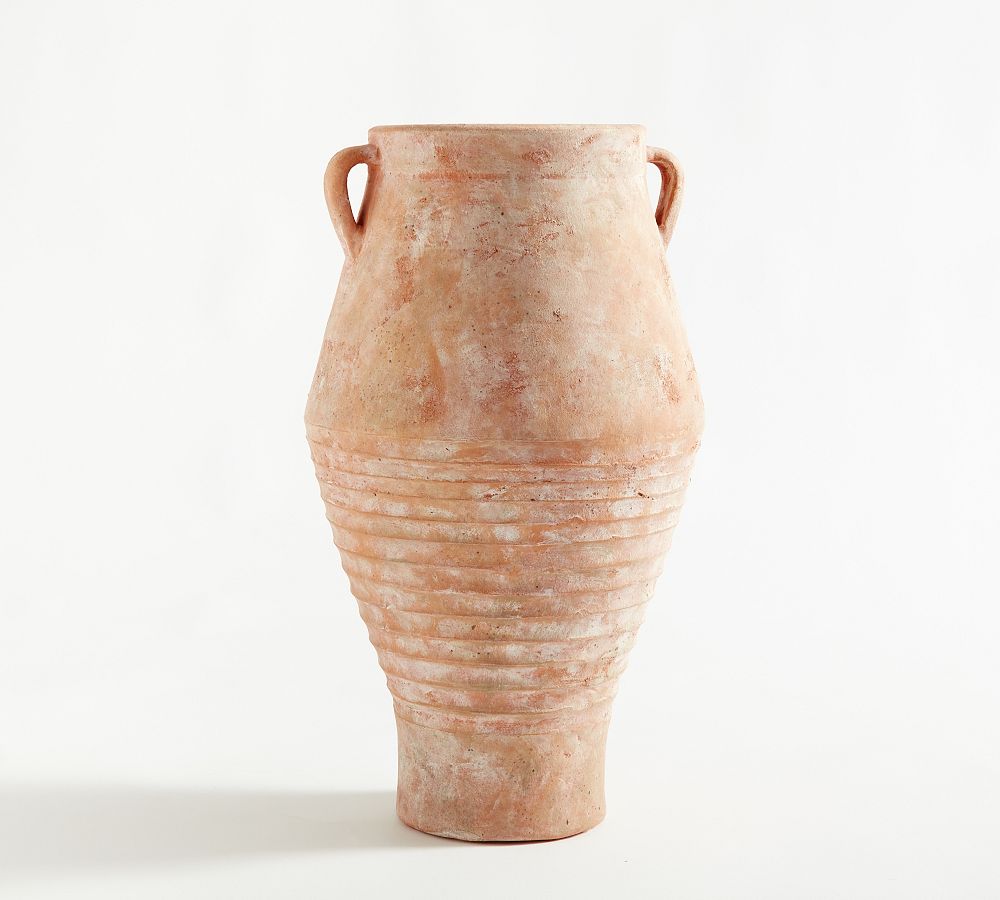Solis Terracotta Vase by Pottery Barn