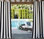 Sunbrella® Awning Striped Grommet Outdoor Curtain