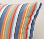 Sunbrella® Newport Striped Outdoor Lumbar Pillow