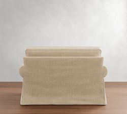 Buchanan Roll Arm Slipcovered Twin Sleeper Sofa  (56")