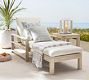 Indio Eucalyptus Outdoor Single Chaise Lounge