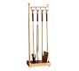 Industrial 5-Piece Fireplace Tool Set