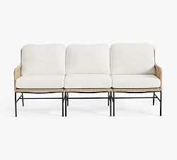 Tulum Wicker 3-Piece Outdoor Sofa (72")