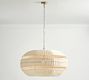 Adrienne Woven Oversized Pendant (41")
