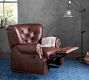 Lansing Leather Swivel Recliner