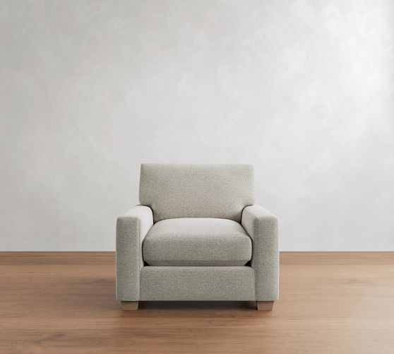 PB Comfort Modern Square Arm Chair by Pottery Barn