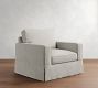 PB Comfort Square Arm Slipcovered Chair