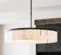 Windham Alabaster Tile Round Chandelier (30"-42")