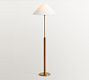 Chambers Leather Adjustable Floor Lamp (56")