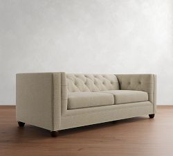 Chesterfield Square Arm Sleeper Sofa (84")