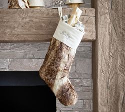Faux Fur Ombre Stockings