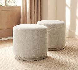Jake Upholstered Swivel Stool