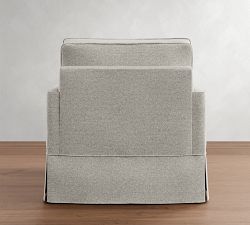 PB Comfort Square Arm Slipcovered Chair