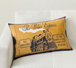 The Polar Express™ Ticket Lumbar Pillow Cover