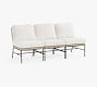 Tulum Wicker 3-Piece Armless Outdoor Sofa (71")