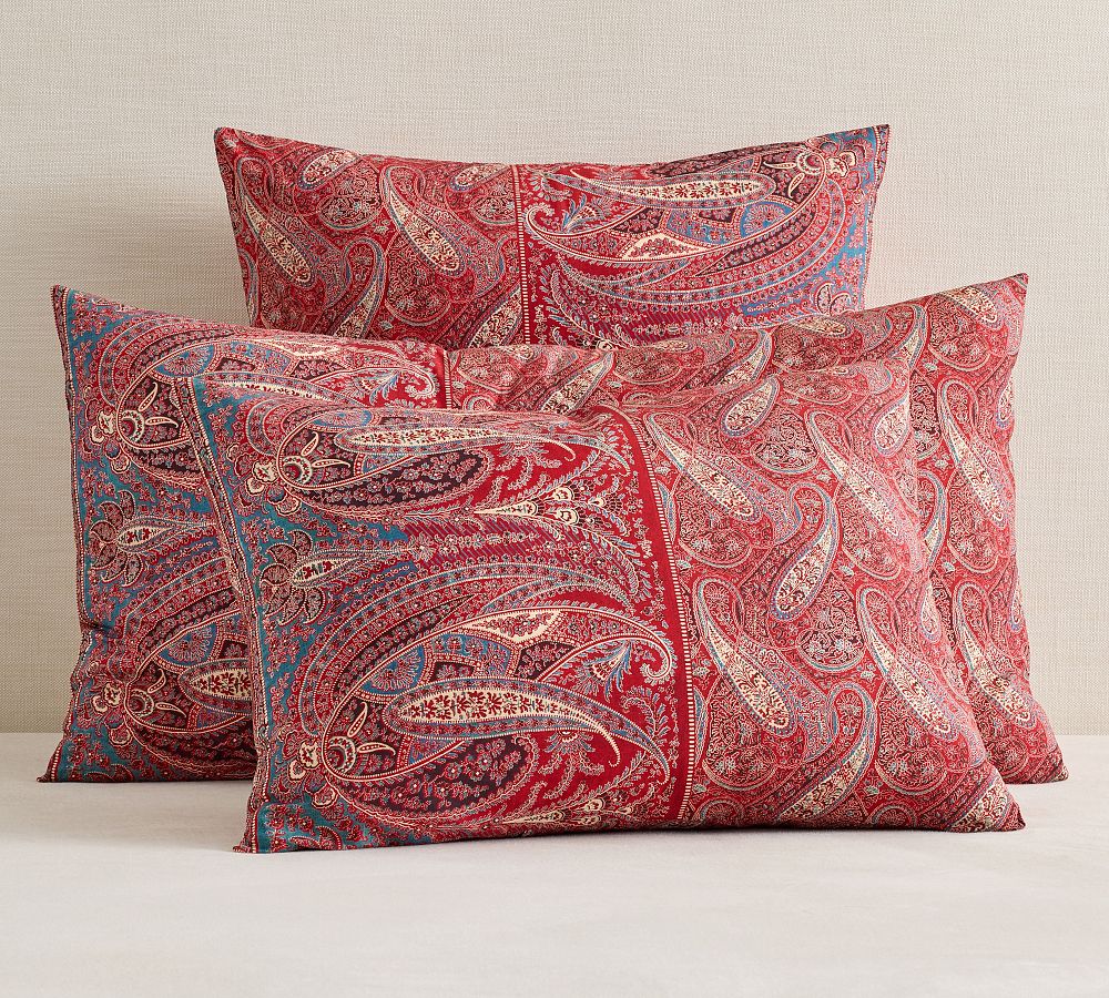 Blair Paisley Percale Shams by Pottery Barn