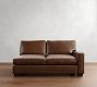 Build Your Own Turner Square Arm Leather Sectional with Nailheads