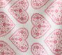 Heart Block Print Organic Cotton Tablecloth