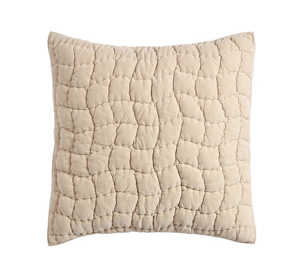 Cozy Cloud Quilted Sham - Oatmeal, Euro