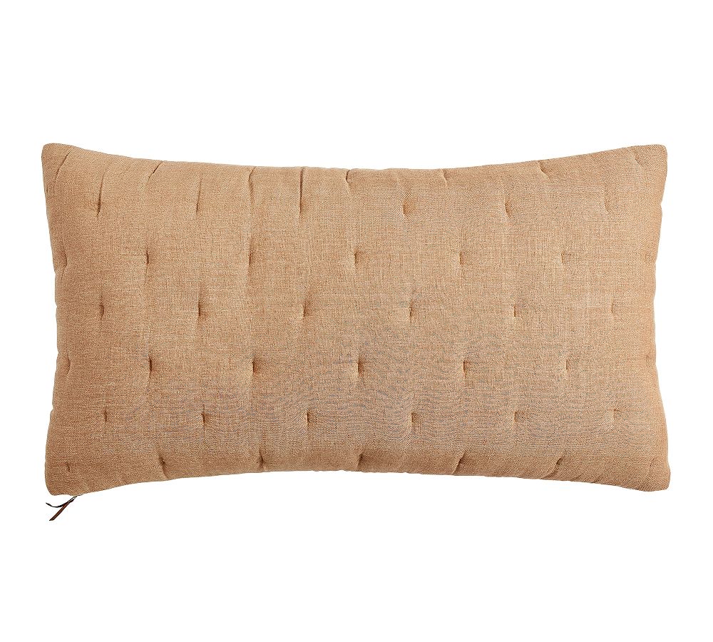 Everyday Linen Comfort Quilted Shams - Bronze, King