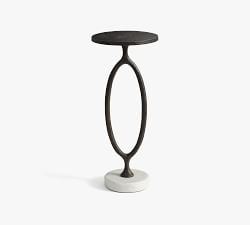 Bodhi Round Metal Accent Table (10")