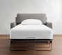 Cameron Square Arm Single Sleeper Sofa with Air Topper (54")
