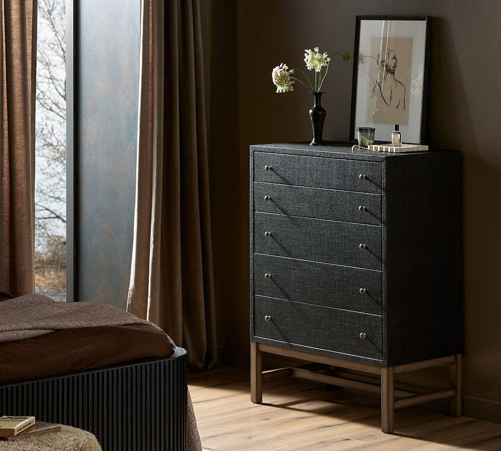 Harrow 5-Drawer Tall Dresser (40") by Pottery Barn