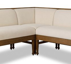 Montana Oak Dining Banquette (129")