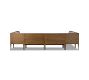 Montana Oak Dining Banquette (129")