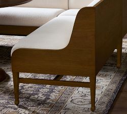 Montana Oak Dining Banquette (129")