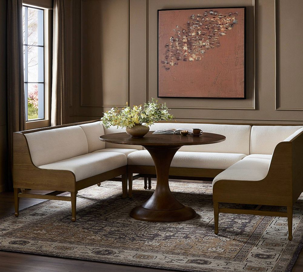 Montana Oak Dining Banquette (129") by Pottery Barn