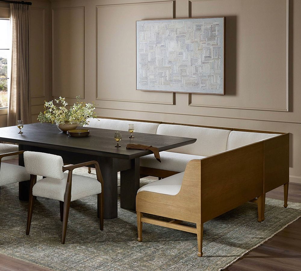 Montana Oak Dining Banquette (75") by Pottery Barn