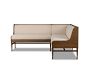Montana Oak Dining Banquette (75")