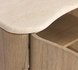 Chandon Marble Nightstand (31")