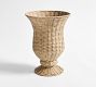 Huntington Rattan Pedestal Vase