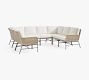Tulum Wicker 8-Piece U-Shaped Outdoor Sectional (128")