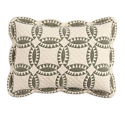 Open Box: Cooper Quilted Sham, Standard, Set of 2 - Loden