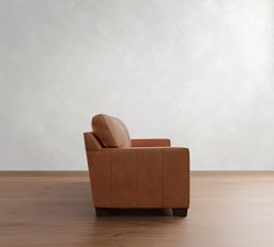 Buchanan Square Arm Leather Sleeper Sofa (84")