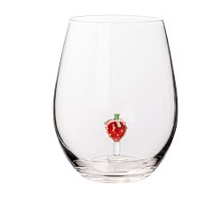 Icon Stemless Wine Glass Set, Set of 10