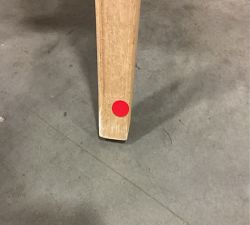 Open Box: Sausalito Upholstered Dining Chair, Side Chair - Basketweave Oatmeal, Seadrift Finish