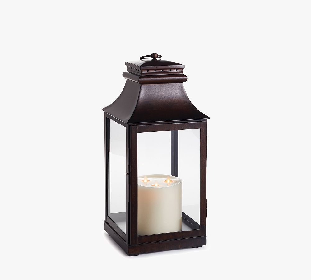 Steffan Stainless Steel Outdoor Lantern by Pottery Barn