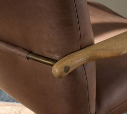Flinton Leather Desk Chair