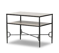 Sharine Marble Nightstand (32")