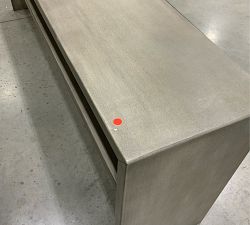 Open Box: Byron Waterfall Grand Console Table (84") - Mason Gray