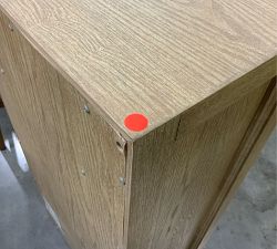 Open Box: Modular Bar Cabinet Base with Glass Doors (18") - Seadrift