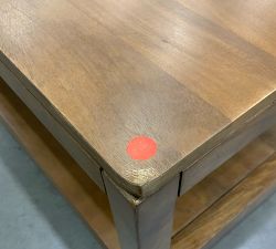 Open Box: Nicasio Rectangular Coffee Table (60") - Antique Umber