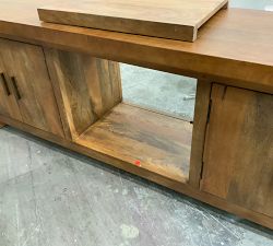 Open Box: Reed Grand Media Console (72") - Antique Umber